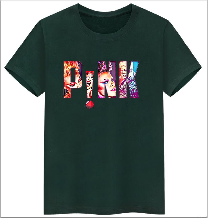 Pnk Cropped T Shirt Summer Carnival Tour Pink Tour Iconic Pnk Merch Tshirt Aesthetic Clothes Oversized T Shirt Tops