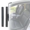 Vehicle Seat Adjustment Rail Assembly, Two Black Metal Slide Rails with Release Handle for Replacing a Worn Seat Sliding Mechanism