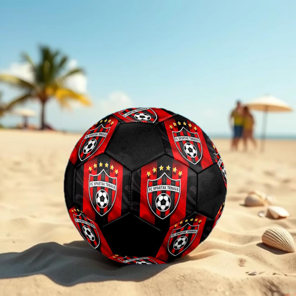 Pallone da Calcio FC Spartak Trnava, colorato, adatto a tutte le età, cucito a macchina, materiale PVC, qualità da competizione, durevole e ad alto rimbalzo