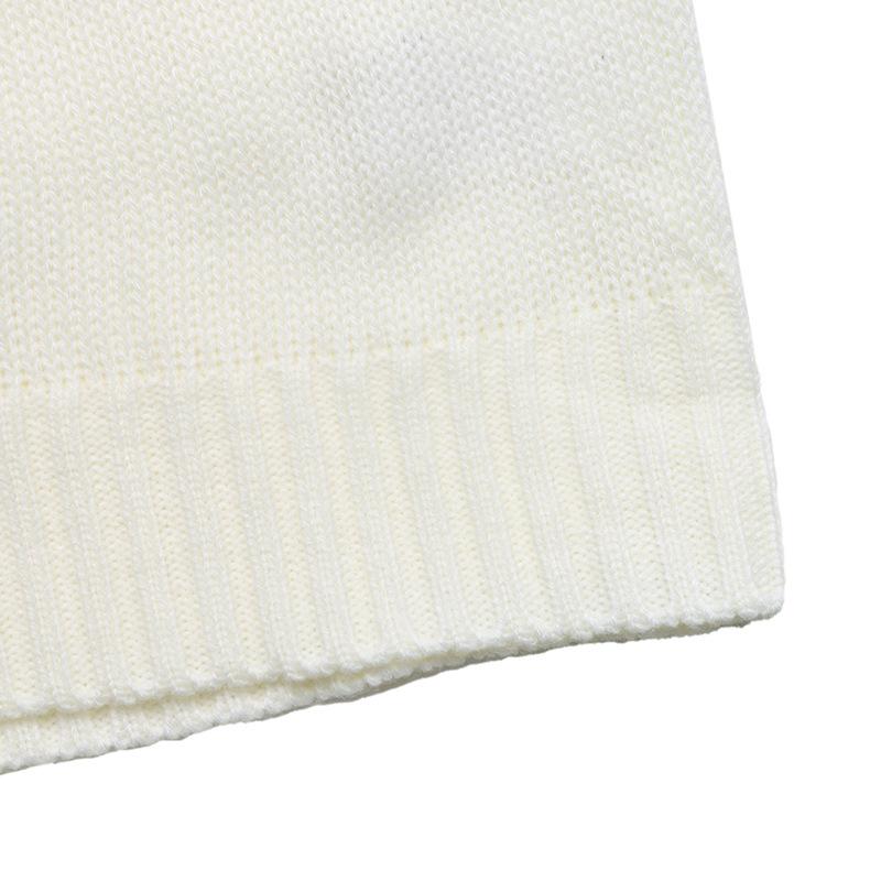 YYFS Women's Fashion Casual Fall Winter Flower Pattern Print Long Sleeve O-Neck Sweaters