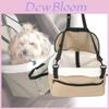 Durable Beige Dog Car Seat Carrier Breathable Pet Travel Bag For Safe Journeys