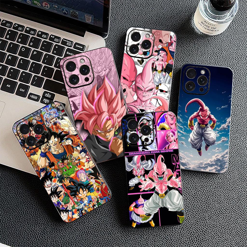 Cover for Apple iPhone 17 16 14 15 Plus Pro Max 16E ProMax + 15Plus 15+ 16+ Phone Case Majin Buu Dragons Gokus Balls Super