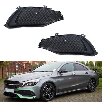 1 Pair Front Bumper Grille Fit for CLA180 CLA200 CLA250 W117 2016-2019 1178857500 1178857600 Replacement Fog Light Cover