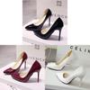 Elegant Black Pu Pointed Toe High Heels For Women With Waterproof Platform For Daily Wear