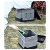 Toilette Pliante avec Couvercle Voiture Bateau Potty Portable pour Camping Randonnée Plage Embouteillage Voyage d'Urgence Voyage en Autonomie