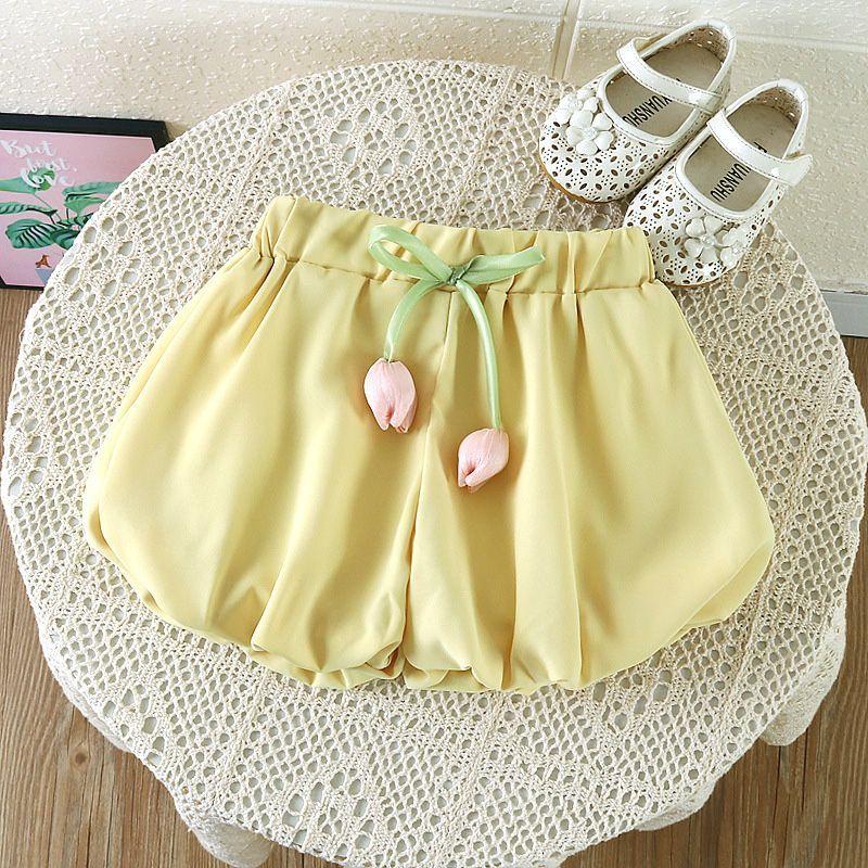 

Дівчачі шорти-бутони для літа, дитячі штани-ліхтарики та жіночі дитячі штани для верхнього одягу 120