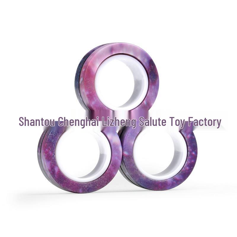 Magnetic Tire-Style Spinner Bracelet - Decompression Toy Finger Spinning Top
