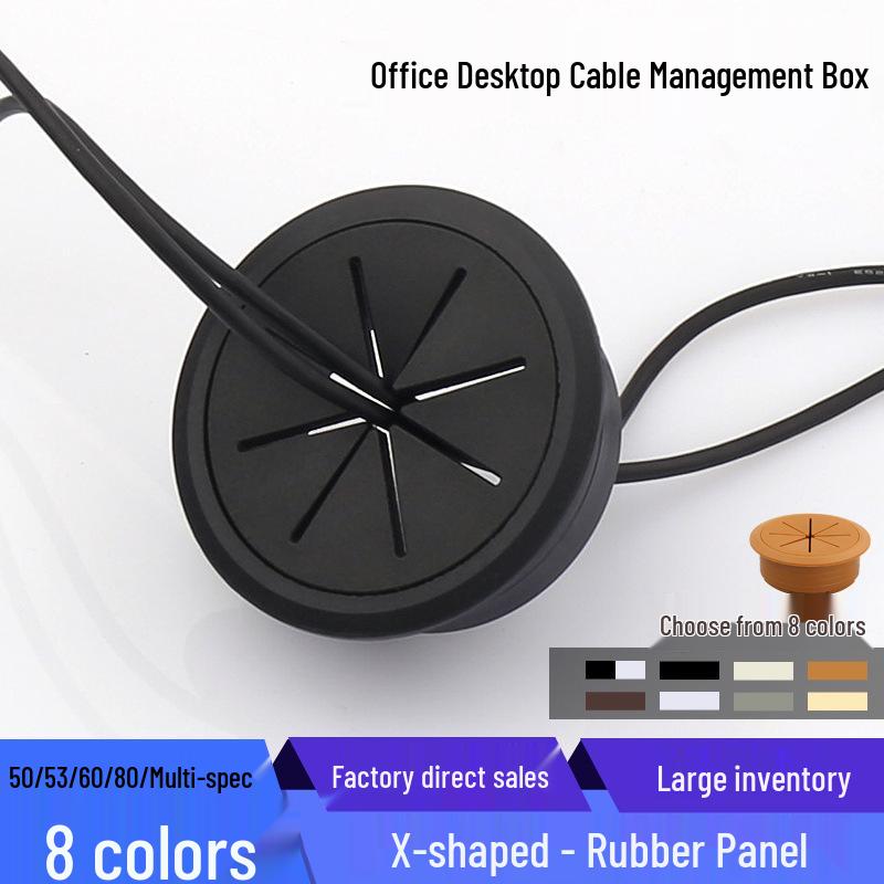 Round Cable Hole Cover: Desk Wire Management and Decorative Ring