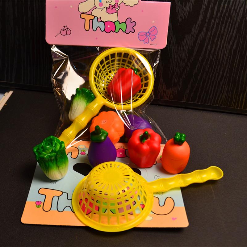 Baby Bath Toys: Squeeze & Squawk Yellow Duck with Net and Soft Marine Animal Set