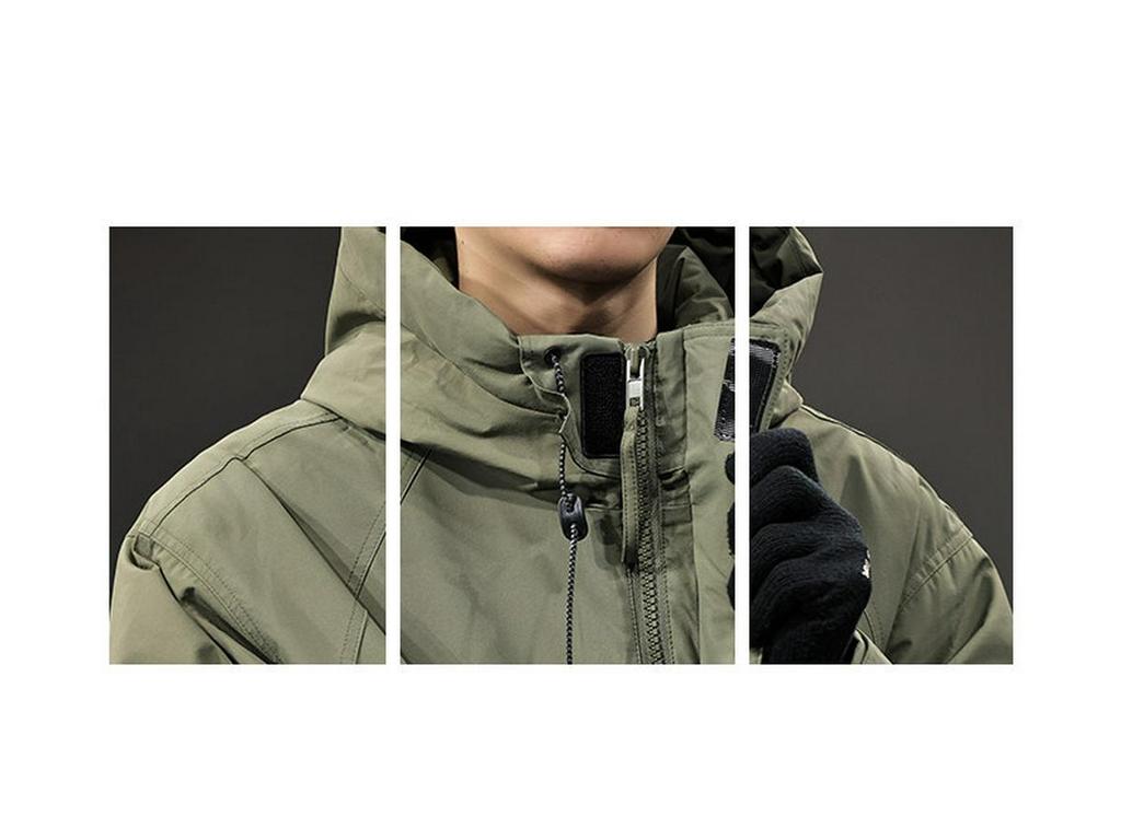 Men's 2026 Mid-Length Hooded Down Jacket - Warm, Windproof Winter Parka
