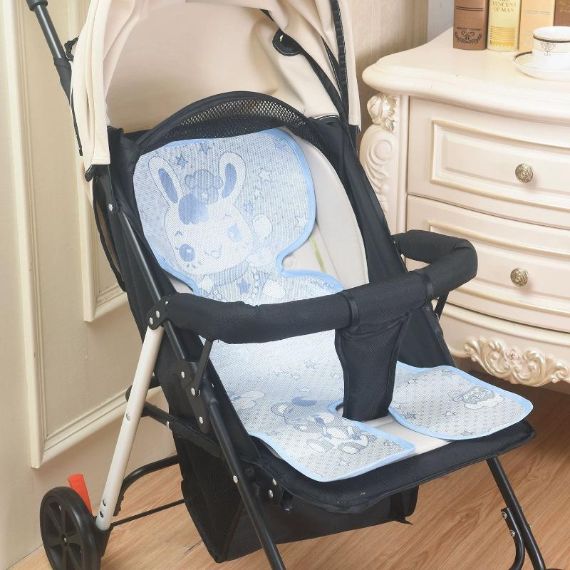 1PCS Washable Baby Stroller Seat Pad Summer Cooling Mat for Car Seat High Chair Pushchair Universal Sleeping Cushion
