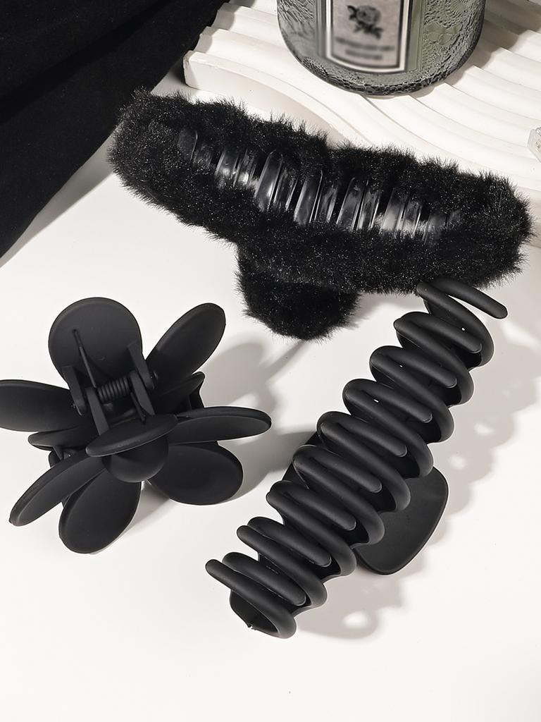 7 Stück Haarspangen für Damen, Blumen-Klammerclips für dickes Haar, rutschfeste Haaraccessoires in verschiedenen Stilen