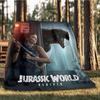 1pc Jurassic World Outdoor Flannel Blanket, Cozy & Warm Soft Te Playful Design, Napping Camping,
