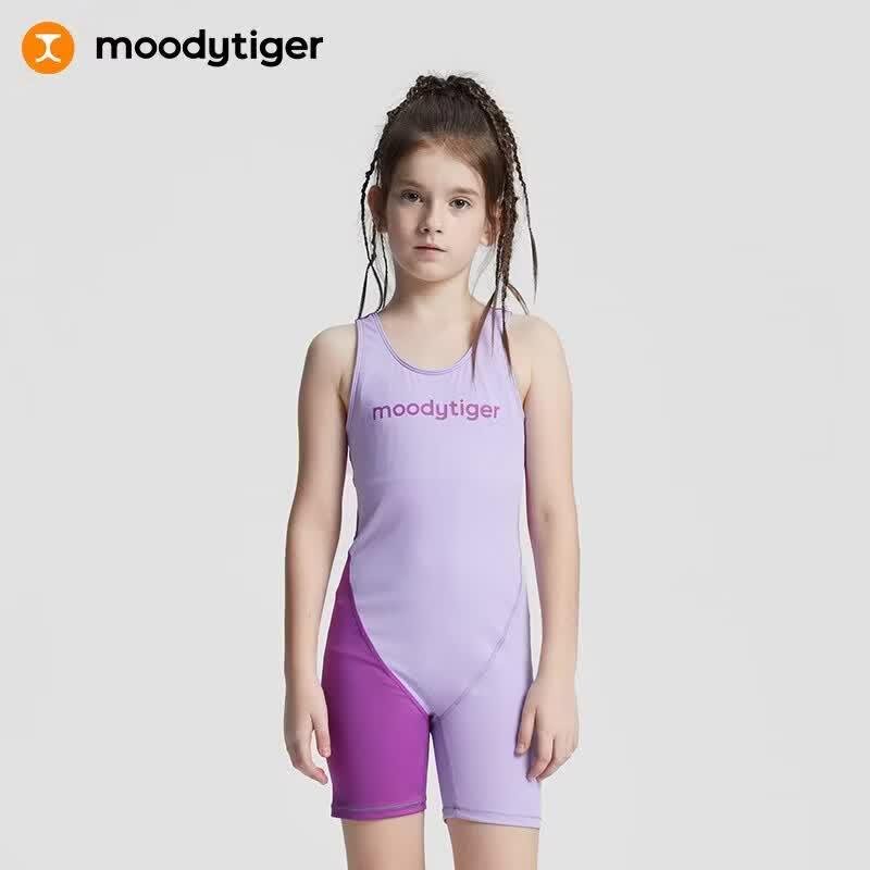 Девочковый слитный спортивный купальник Moodytiger 110 cm