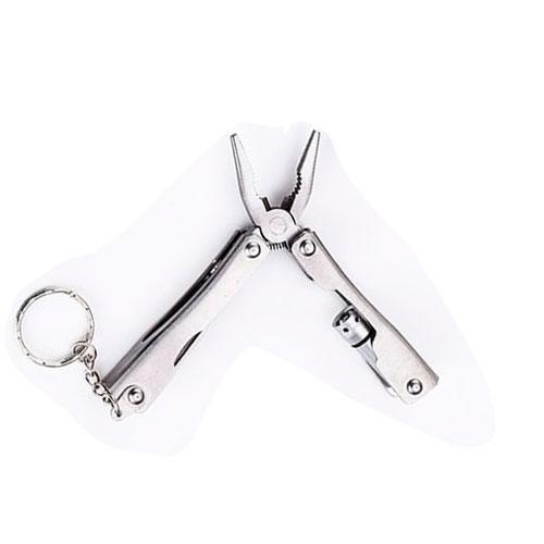 3CR13 Stainless Steel Multi Pliers 9 In 1 Functions Aluminum Alloy Multitool Mini Outdoor Camping Gear LED Plier
