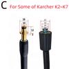 High Pressure Cleaning Machine Hose Car Wash Water Cleaning Hose Extension Hose Cord Pipe For Karcher Bosch Nilfisk Lavor Huter