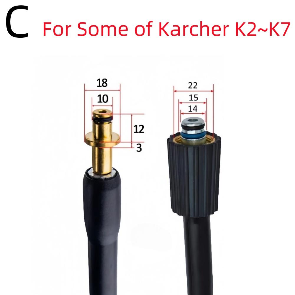 High Pressure Cleaning Machine Hose Car Wash Water Cleaning Hose Extension Hose Cord Pipe For Karcher Bosch Nilfisk Lavor Huter
