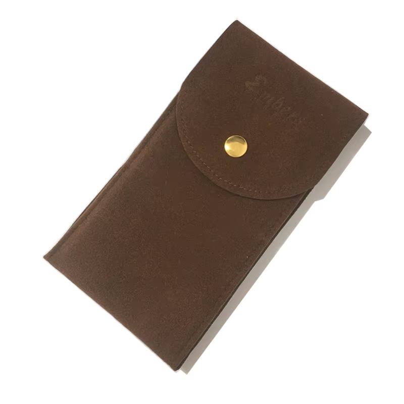 Embers Watch Bag Blue and Black Flannelette Gift Bag Travel Storage Case Durable Portable Watch Dust Protection Case