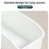 Slanted-Opening Food Storage Bins Supermarket Shelf Display  Snacks & Loose Goods Organization