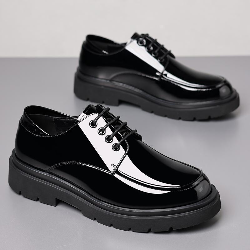 Fashion New Arrival Mens Casual Leather Shoes Handmade Outdoor Sneakers Street Style Male Wedding Dress Shoes Versatile Oxford Footwear