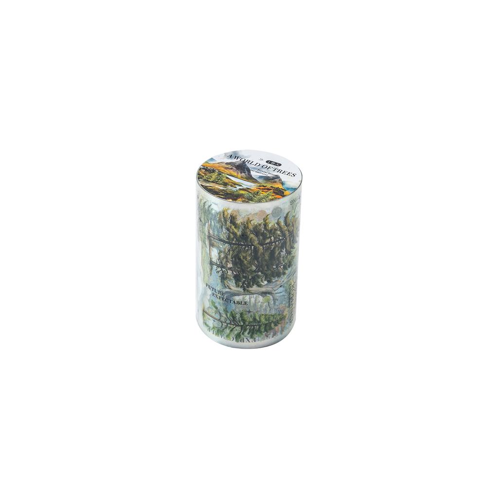 65mm*200cm Scenery of Tree Series Vintage Tree Landscape PET Tape Creative DIY Journal Material Collage Scrapbook Stationery