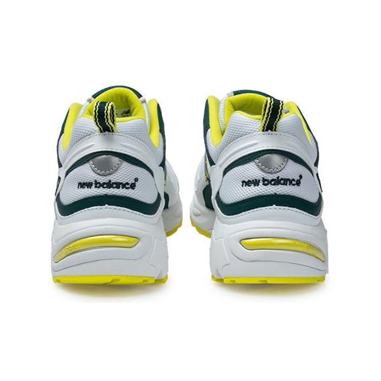 New Balance NB 878 Color Block Low Top Marathon Running Shoes Unisex Sneaker White Green Yellow CM878RSA