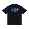 Camiseta de Algodón Unisex de Corte Holgado con Estampado de Letras Camiseta Casual de Manga Corta para Adolescentes y Adultos