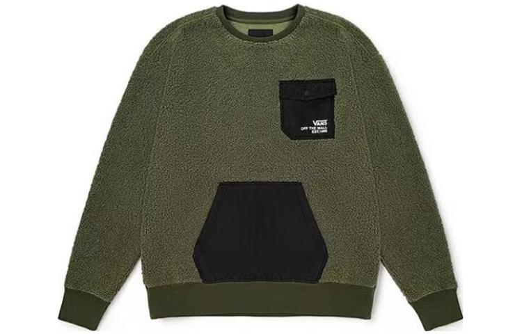 Vans Sweatshirts Men s Gray Crew Neck Moderate Regular VN0A5H7MKCZ M