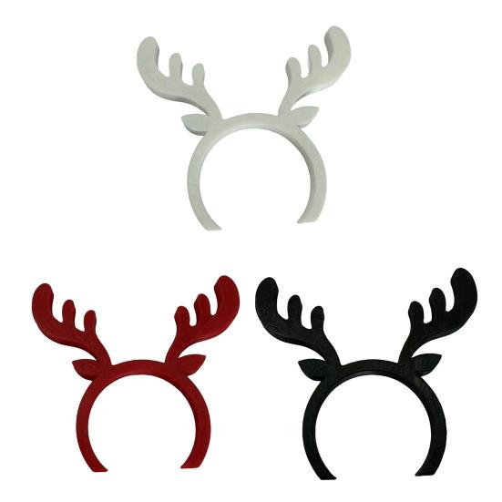 Reindeer Napkin Ring Christmas Napkin Holder 3D Printed Antler Napkin Ring for Holiday Parties Xmas Dinner Wedding Decor