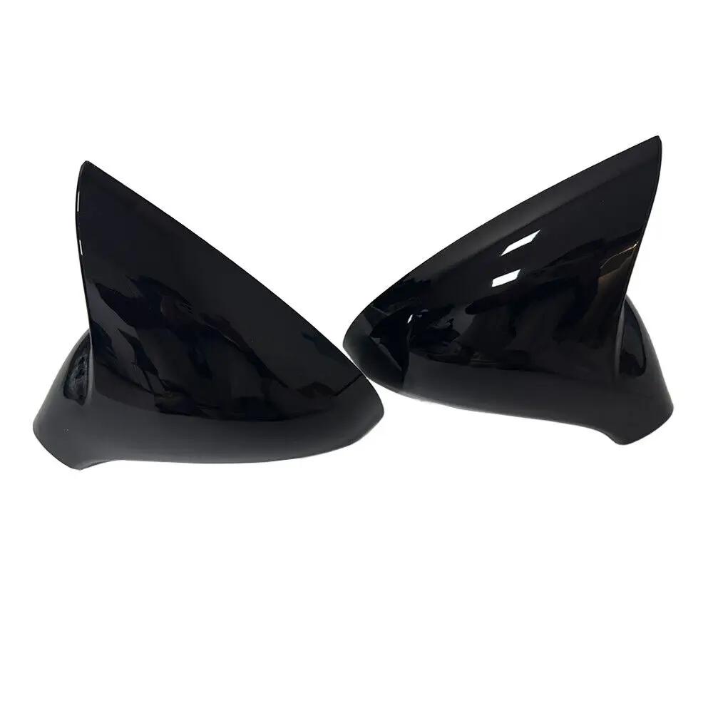For Peugeot 207 2006-2014 308 2006-2013 Car Sticker Rearview Side Mirror Cover Wing Cap Exterior Case Trim Shell Housing Carbon