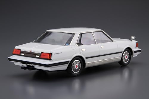 Aoshima Bunka Kyozai (AOSHIMA) The Model Car No. 57 1/24 Scale Nissan P430 Cedric/Gloria 4HT280E Brougham '82 Plastic Pre-Colored Plastic Model