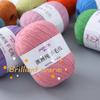 50g/roll 100% Pure Wool Yarn 2-strand Medium Coarse Yarn for Hand Crochet Scarves Sweaters Comfortable Warm Breathable Thread