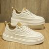 Men's shoes 2025 summer popular casual board shoes white shoes youth versatile breathable thick-soled niche sports board shoes