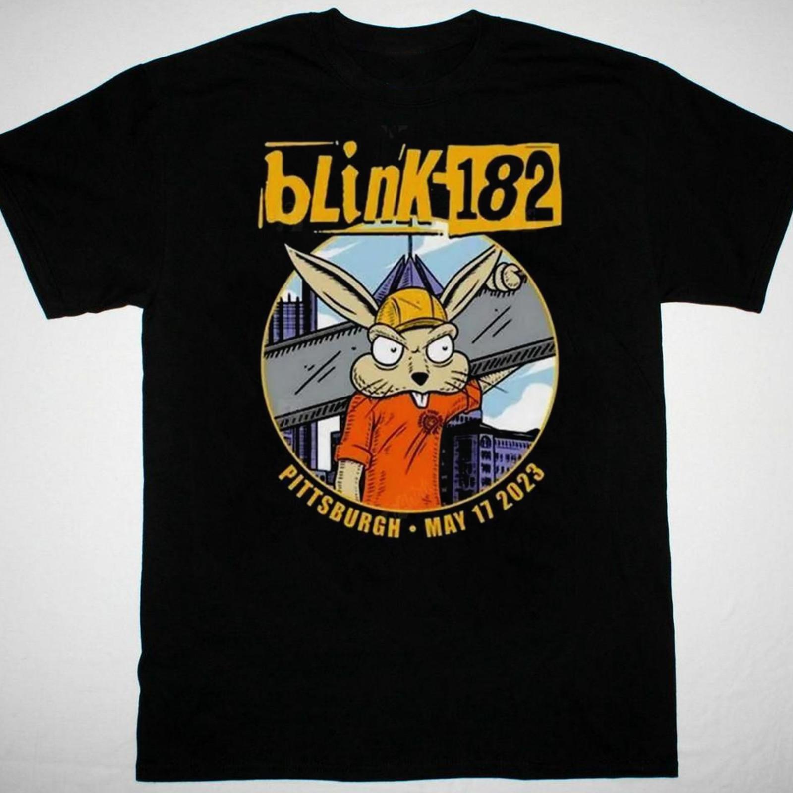 Футболка Blink 182 Питтсбург 2023 черная унисекс JJ5237 4XL