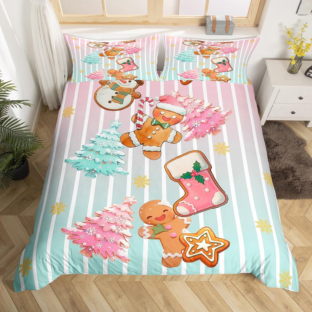 

Homewish Brown Dachshund Child Duvet Cover Set,Kawaii Christmas Animal Bedding Set,Cartoon Bowknot Bell Bed Set DE XS 100x135cm 2pcs&set