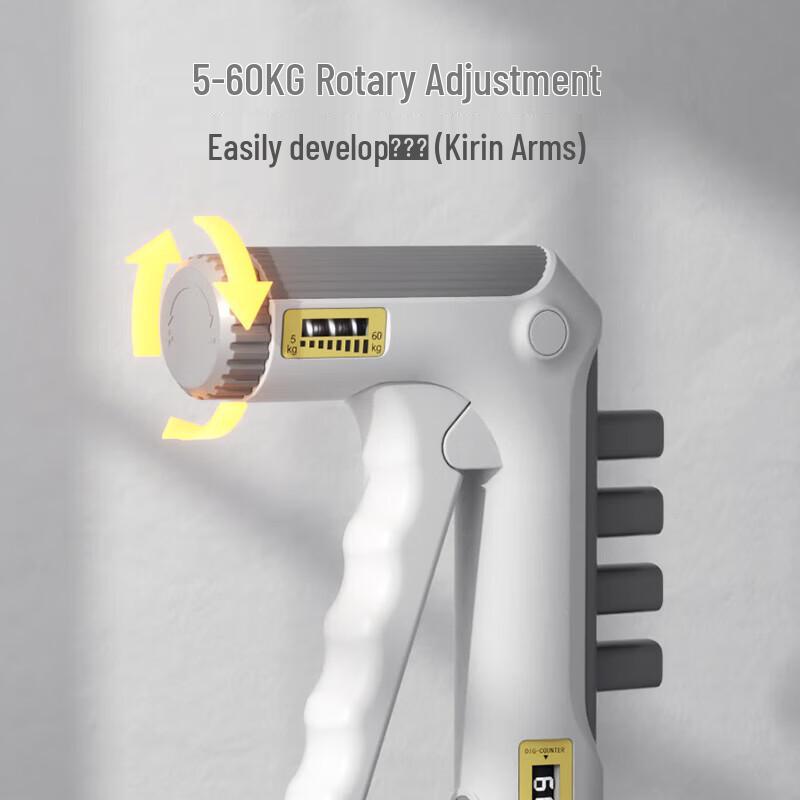 Adjustable Hand Grip Strengthener with Counter