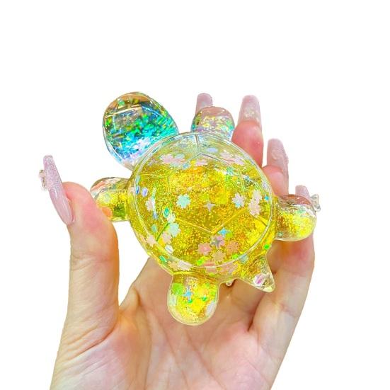 Turtle Ornament Lightweight Glow in Dark Shiny Turtle Figurine 30 Minutes After Light Exposure Glowing Statue Keychains Home Decor