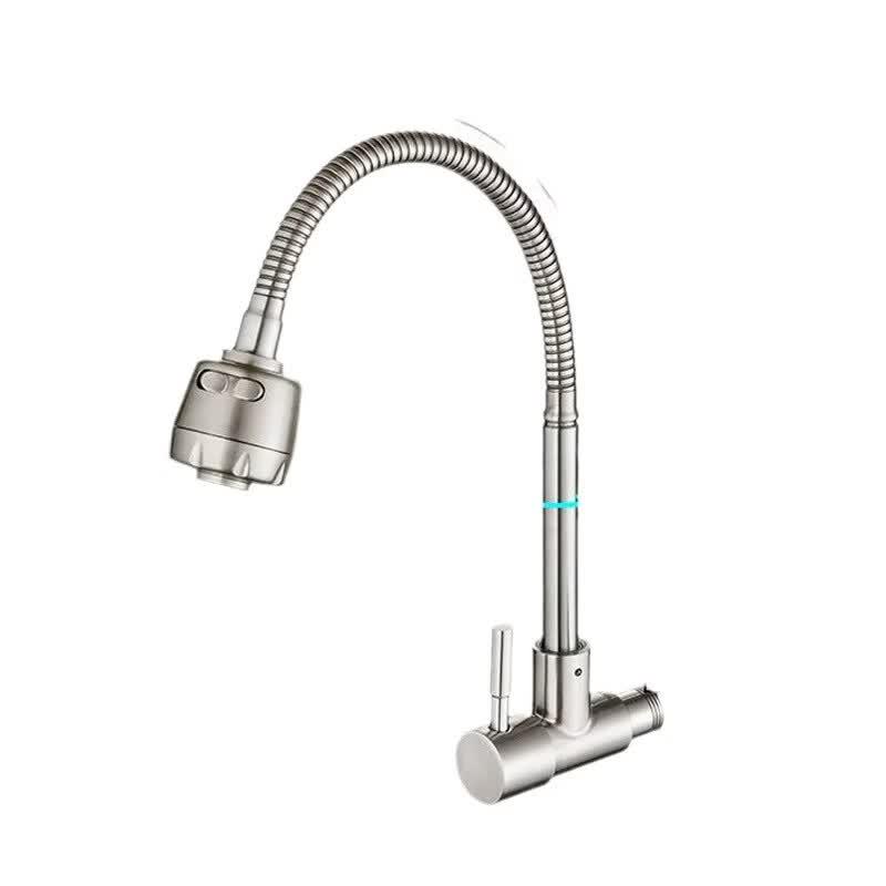 NASHIDA 304 Stainless Steel Wall-Mounted Kitchen Faucet