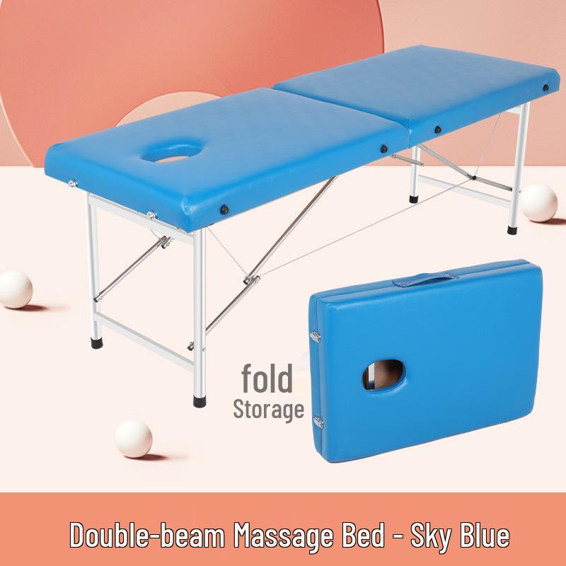 Foldable Portable Massage and Beauty Bed for Therapy & Tattoos