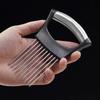 Onion Slicer Holder Stainless Steel Onion Cutter Tomato Lemon Cutting Aid Multi-function Vegetable Tools  Kitchen Accessories