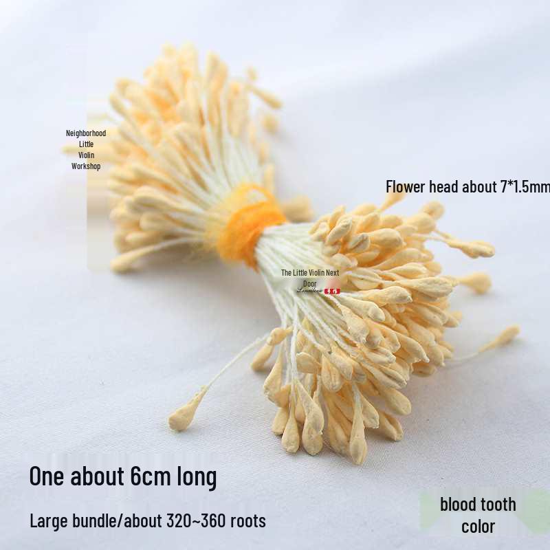 Korean Flat-Head Matte Flower Buds for DIY Hair Accessories