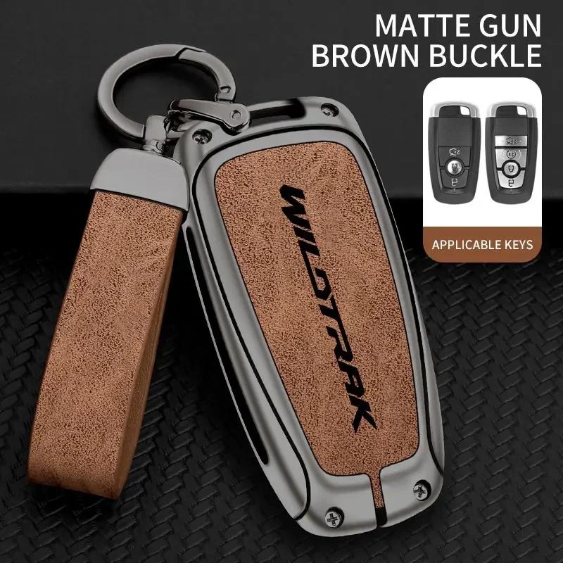 Car Sticker Ford Zinc Alloy Car Remote Key Case For Ford Ranger Wildtrak Remote Control Protector For Ford Ranger Wildtrak Key C