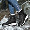 Fashion Women's Snow Boots Winter Plush Warm Cotton Booties Fashion Casual High Top Boots for Women Lace Up Platform Booties Botas Mujer