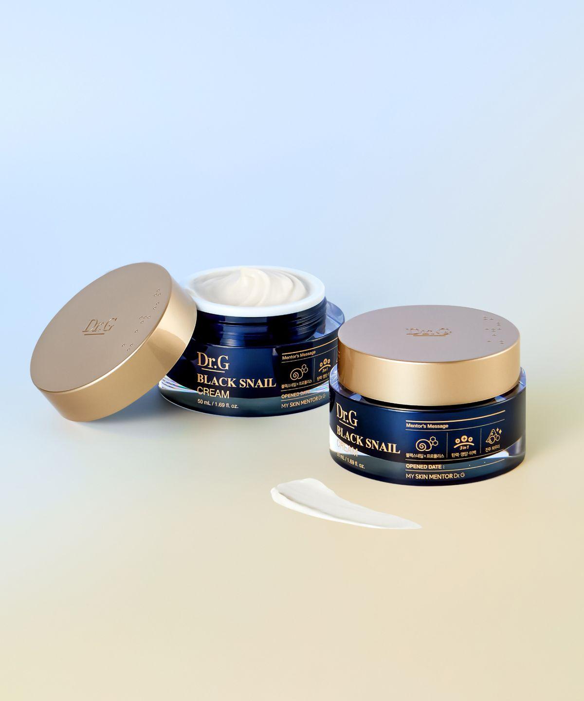 

Black Snail Cream 50ml × 2 — Regenerating, Firming & Brightening Dual Functional Cream