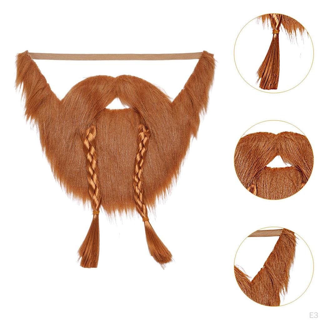 Fake Beard And Makeup for Carnival, Festive Show, Holidays