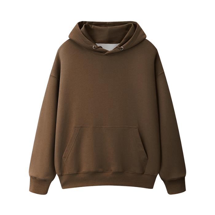 autumn Large size 330g Cotton thin Hooded Sweater Men's casual oversized Pullovers Hoodie Women Sweatshirt male solid all-match streetwear UNISEX