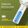 Rechargeable Mini USB Handheld Pocket Fan - Portable Outdoor Gift Cold Wind Fan