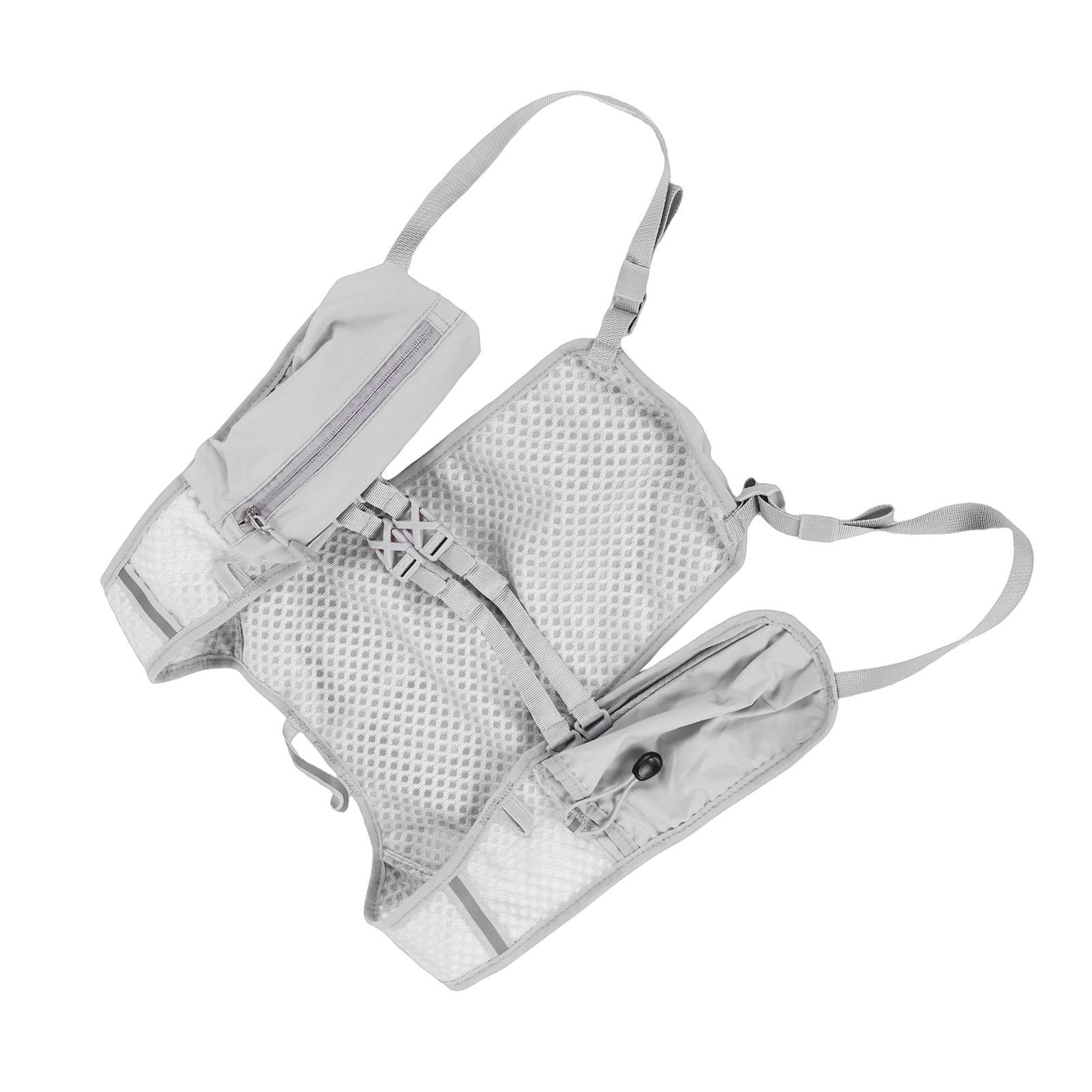 

Дышащий легкий рюкзак-жилет для гидратации, дневной рюкзак для походов, бега, велоспорта, серый