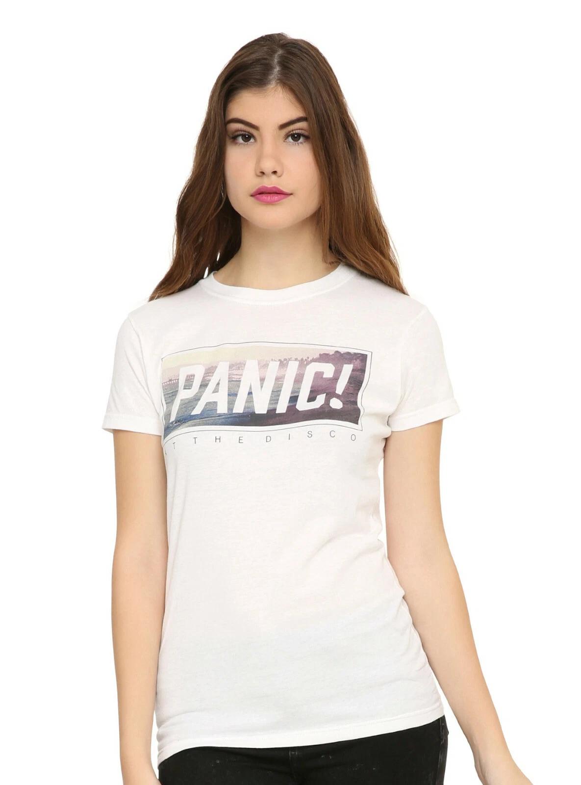 Panic! at The Disco Juniors Beach Logo T-Shirt New S, XL, 2XL, 3XL 4XL