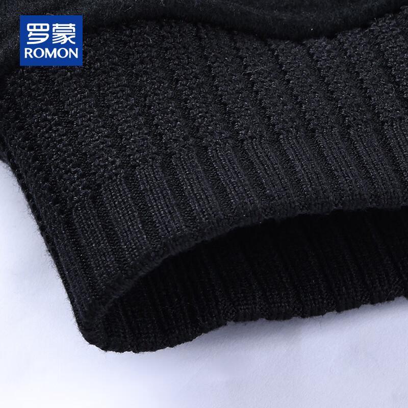 ROMON Men's Luxury Cashmere Wool Blend Short Coat